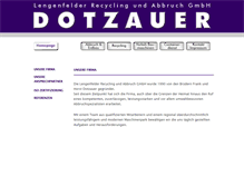 Tablet Screenshot of lr-dotzauer.de